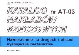 KNR AT-03 - nawierzchnie na drogach i ulicach 