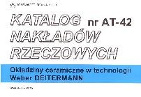 KNR AT-42 - okładziny ceramiczne  Weber DEITERMANN
