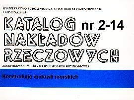 KNR 2-14 - konstrukcje budowli morskich