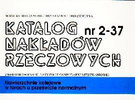 KNR 2-37 - nawierzchnie kolejowe