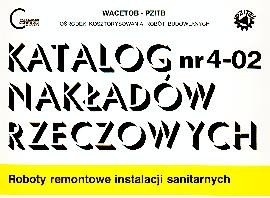 KNR 4-02 W - roboty remontowe instalacji sanitarnych