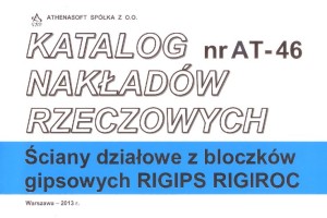 KNR AT-46 - ściany działowe RIGIPS RIGIROC