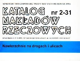 KNR 2-31 - nawierzchnie na drogach i ulicach