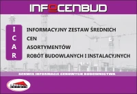 ICAR  - ceny asortymentów robót - książka