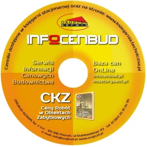 CKZ-CD 2 kwartał 2026 - ceny robót w obiektach zabytkowych - płyta CD- tylko do wybranych programów kosztorysowych