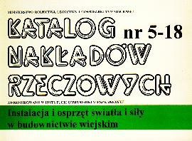 KNR 5-18 - instalacje i osprzęt światła