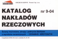 KNR 9-04 - ściany, stropy, pokrycia dachowe - CERABUD KROTOSZYN