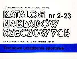 KNR 2-23 - terenowe urządzenia sportowe