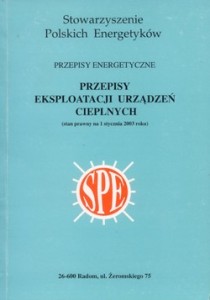 Przepisy eksploatacji urządzeń cieplnych