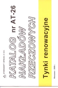 KNR AT-26 - tynki renowacyjne