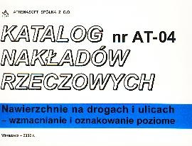 KNR AT-04 - nawierzchnie na drogach i ulicach, wzmocnienia