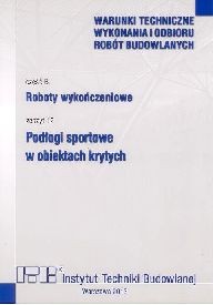 WTWiORB - część B: Roboty wykończeniowe, 12 - Podłogi sportowe w obiektach krytych