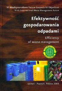 Efektywność gospodarowania odpadami. Efficiency of waste management