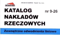 KNR 9-26 - zewnętrzne odwodnienia liniowe