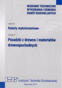 WTWiORB - cz.B: Roboty wykończeniowe, 2 - Posadzki z drewna i materiałów drewnopochodnych