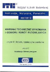 WTWiORB - cz.E: Roboty instalacyjne sanitarne, Zeszyt 2 - Instalacje klimatyzacyjne