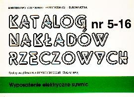 KNR 5-16 - wyposażenie suwnic